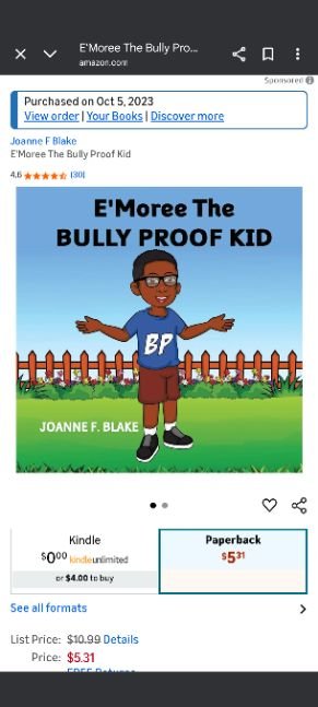 E'MOREE The Bully Proof Kid